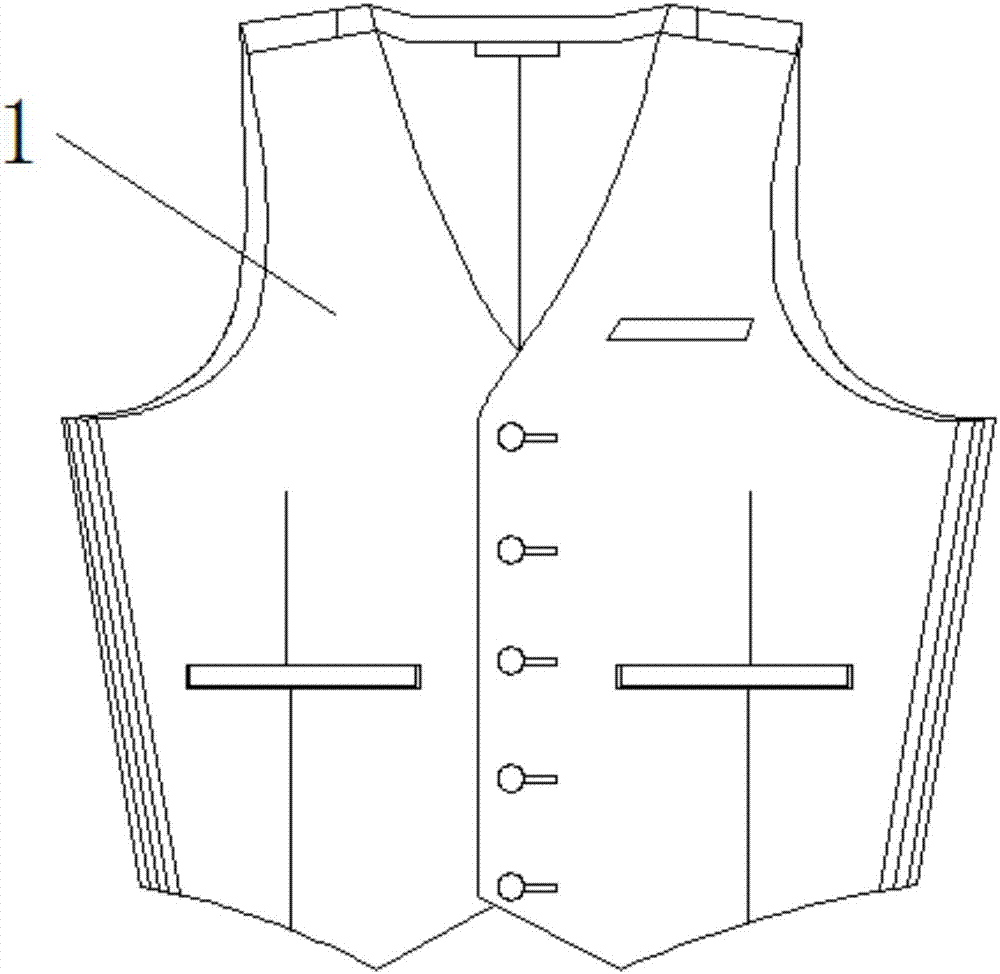 一種具有磁性保健功能的布料制作的服飾的制造方法與工藝