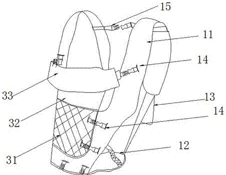 一種嬰兒背帶的制造方法與工藝
