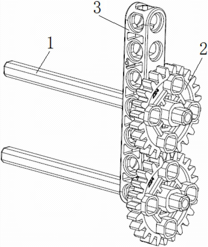 積木軸組件、積木套件以及機(jī)器人的制造方法與工藝