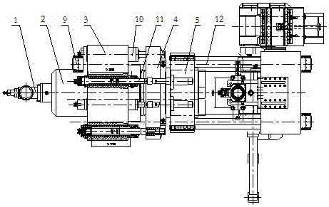 油壓單動(dòng)臥式鋁擠壓機(jī)主機(jī)結(jié)構(gòu)的制造方法與工藝