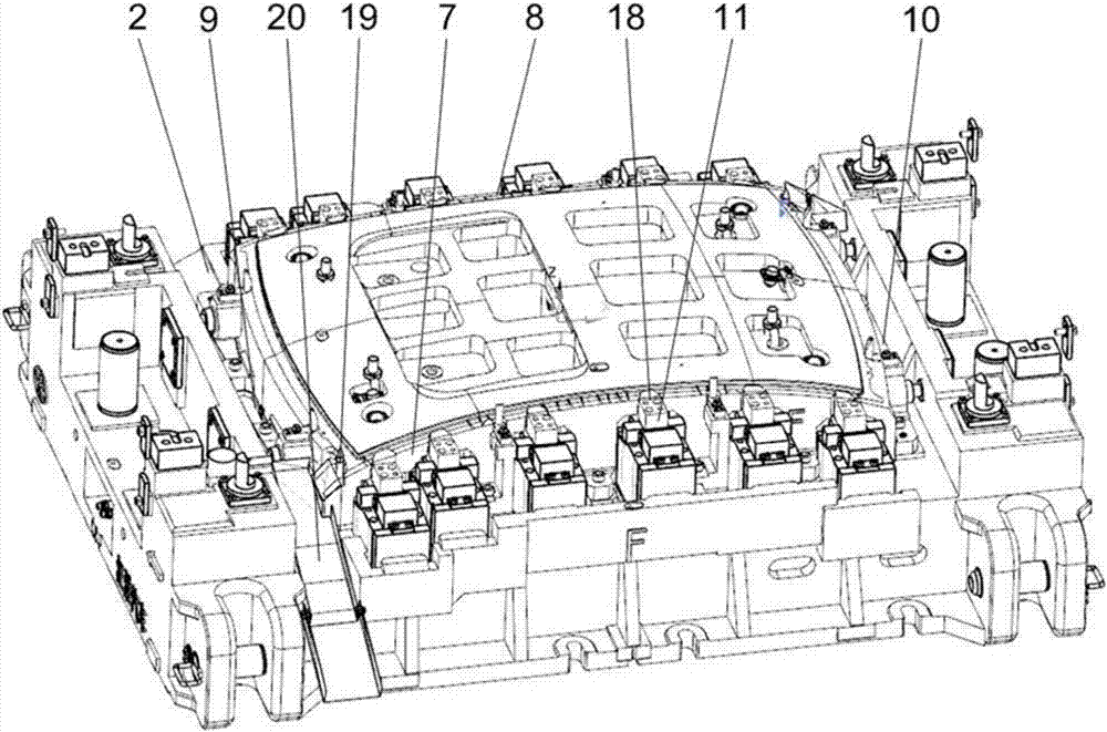 一種汽車頂蓋整形模具的制造方法與工藝