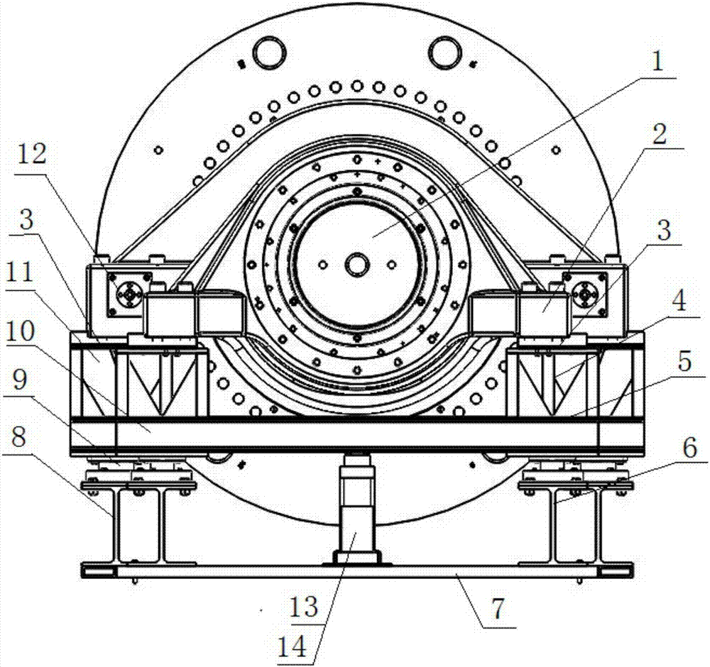 重型机械传动轴系统锥形轴支撑机构的制造方法与工艺