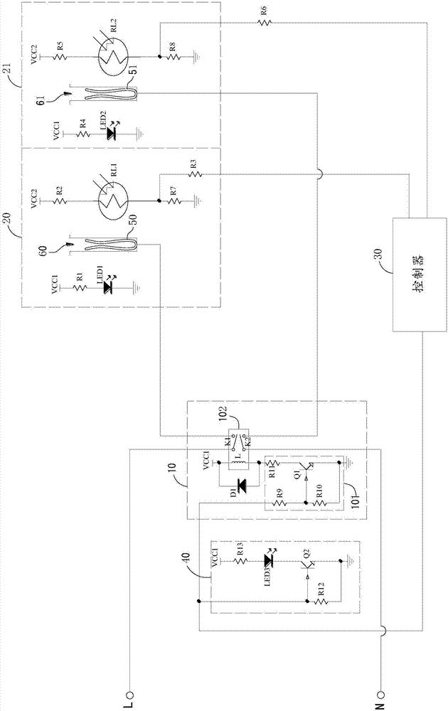 电源接口通断控制电路及安全电源装置的制造方法