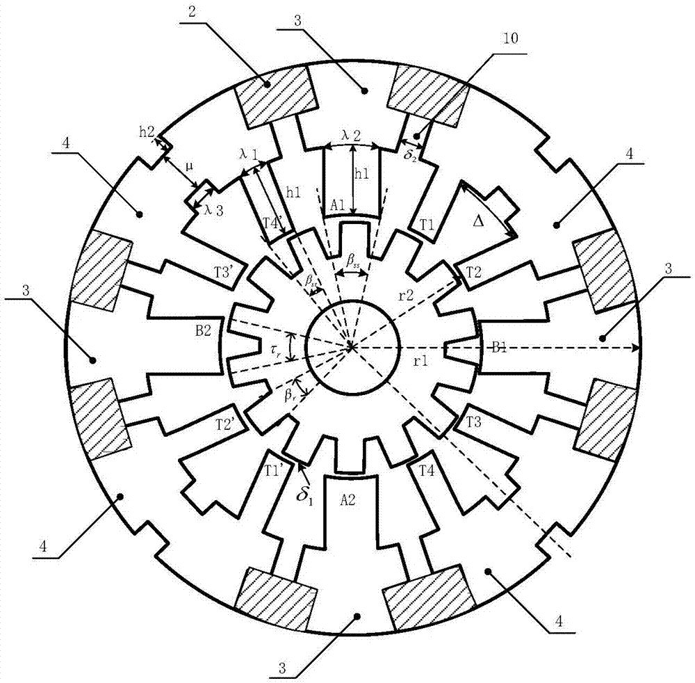 一種永磁偏置無軸承開關(guān)磁阻起動/發(fā)電機(jī)的制造方法與工藝