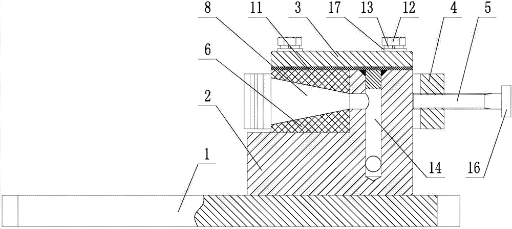 一种航空发动机叶片水流量检测用夹具的制造方法与工艺