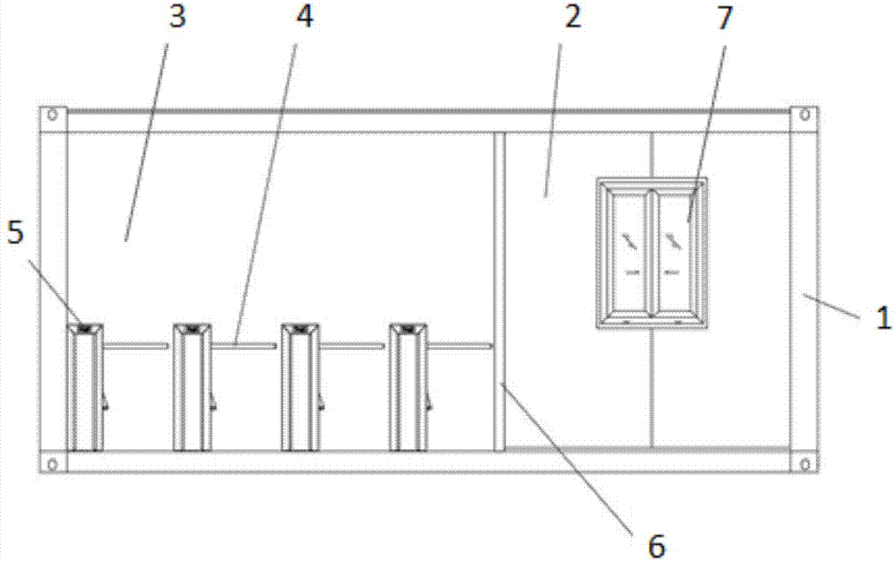 一种带门禁功能的箱式房的制造方法与工艺