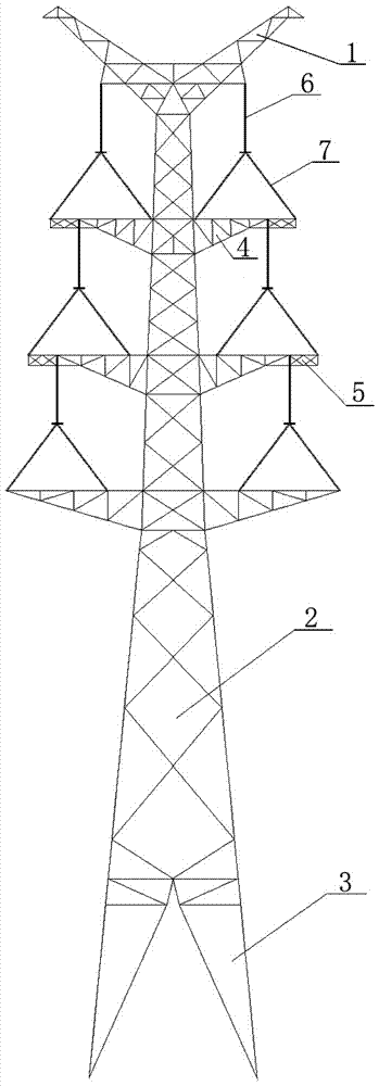 一种同塔双回的倒Y串塔的制造方法与工艺