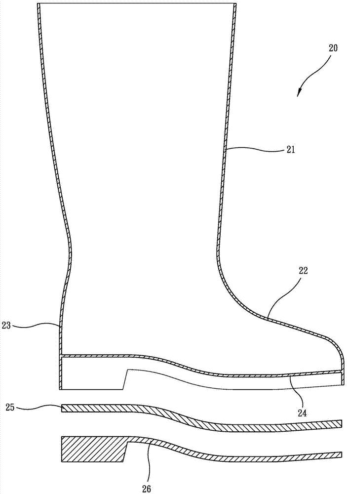 橡胶鞋的制法的制造方法与工艺
