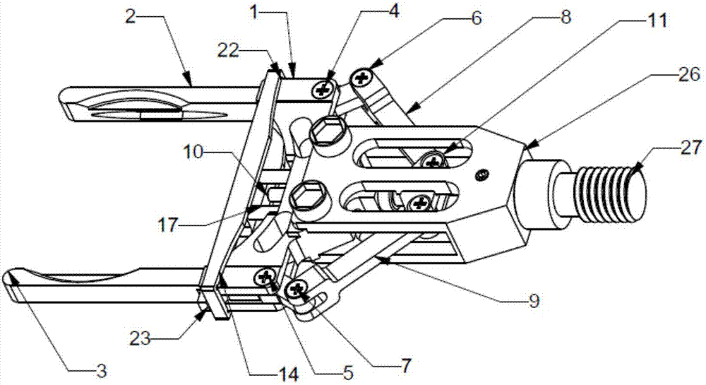 一種全機(jī)械驅(qū)動并帶防意外開啟機(jī)構(gòu)的機(jī)械手的制作方法與工藝