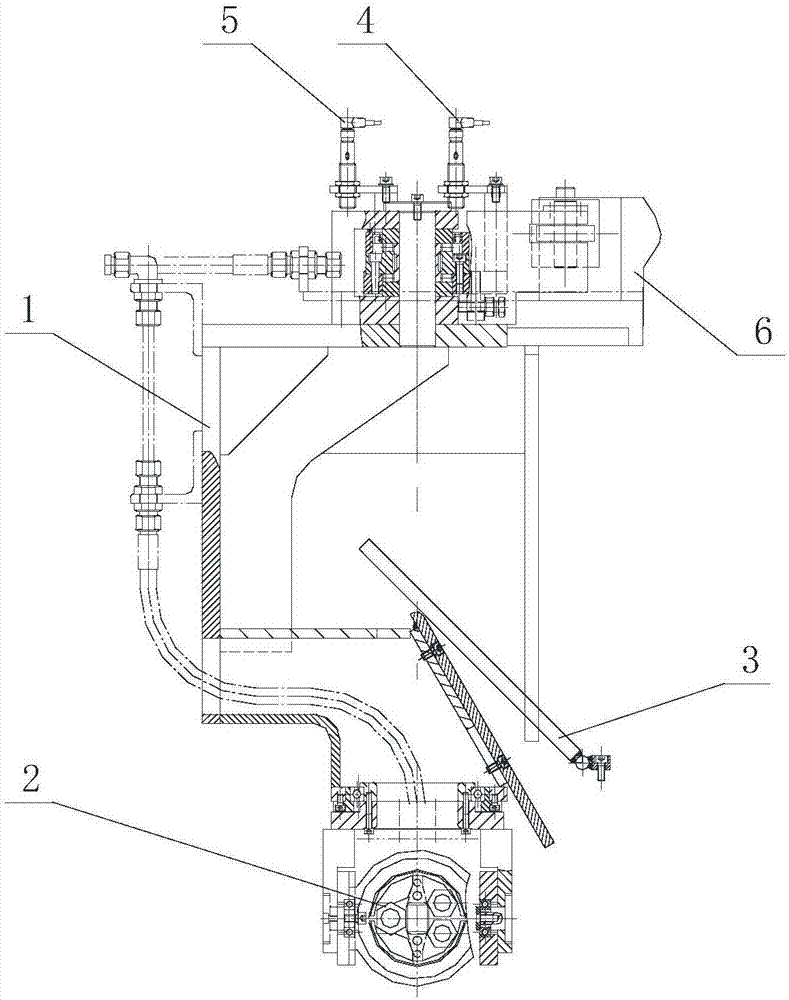 压力机L型轨迹拖链装置的制作方法