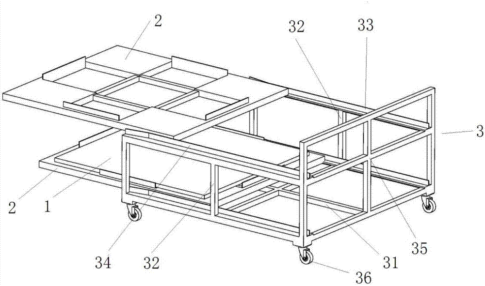 玻璃基板生产用间隔纸搬运车的制作方法与工艺