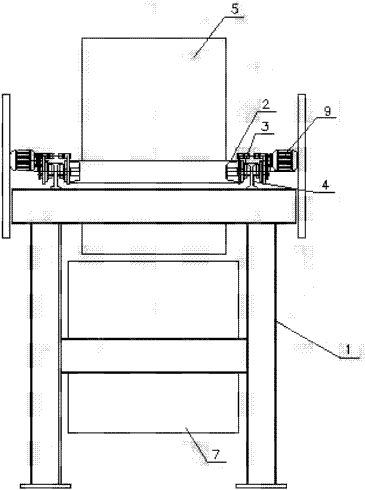 一種移動(dòng)式電機(jī)驅(qū)動(dòng)分料機(jī)的制作方法與工藝