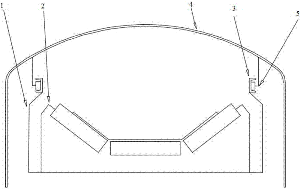 一種新型裝船機伸縮護罩的制作方法與工藝