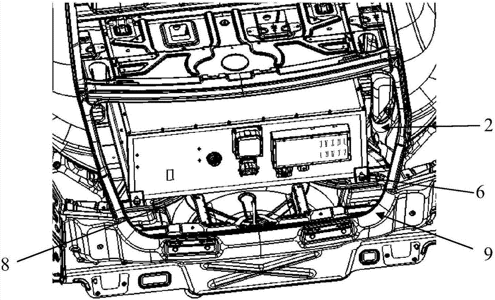 一種動力電池包安裝結構總成及汽車的制作方法與工藝