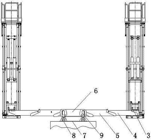 四點調平液壓剪叉升降鐵路線路檢修平臺的制作方法與工藝