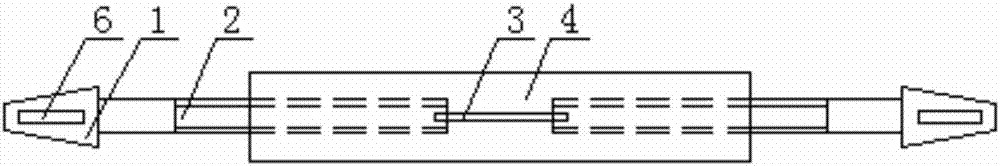 盤扣架體用可調(diào)長短伸縮連接桿的制作方法與工藝