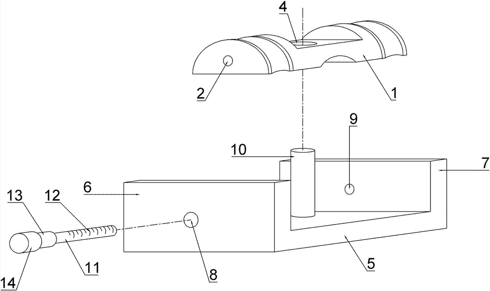U型螺栓垫板的检测装置的制作方法