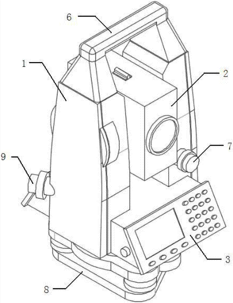 背景技术:全站仪,即全站型电子测距仪(electronic total station),是