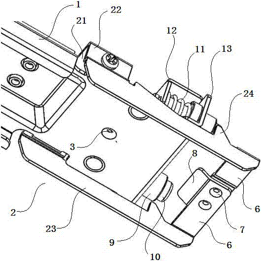 一種免工具安裝的后支架的制作方法與工藝