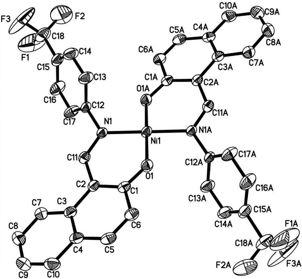 含双萘酚结构的N,O‑配位的二价镍配合物及制备方法与流程