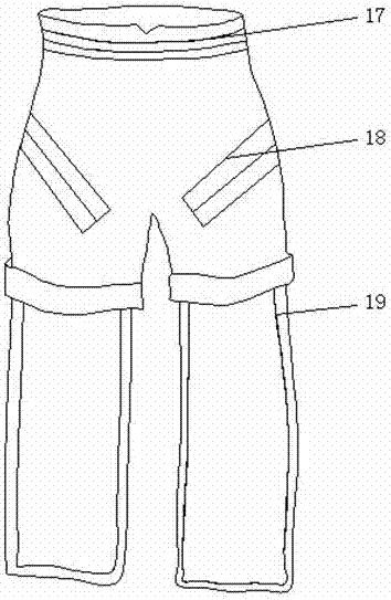 一種可調(diào)長度的耐磨褲子的制作方法與工藝