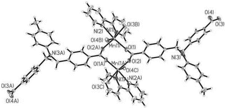 一種甲苯與2,2’?聯(lián)吡啶構(gòu)筑的錳配合物及合成方法與流程