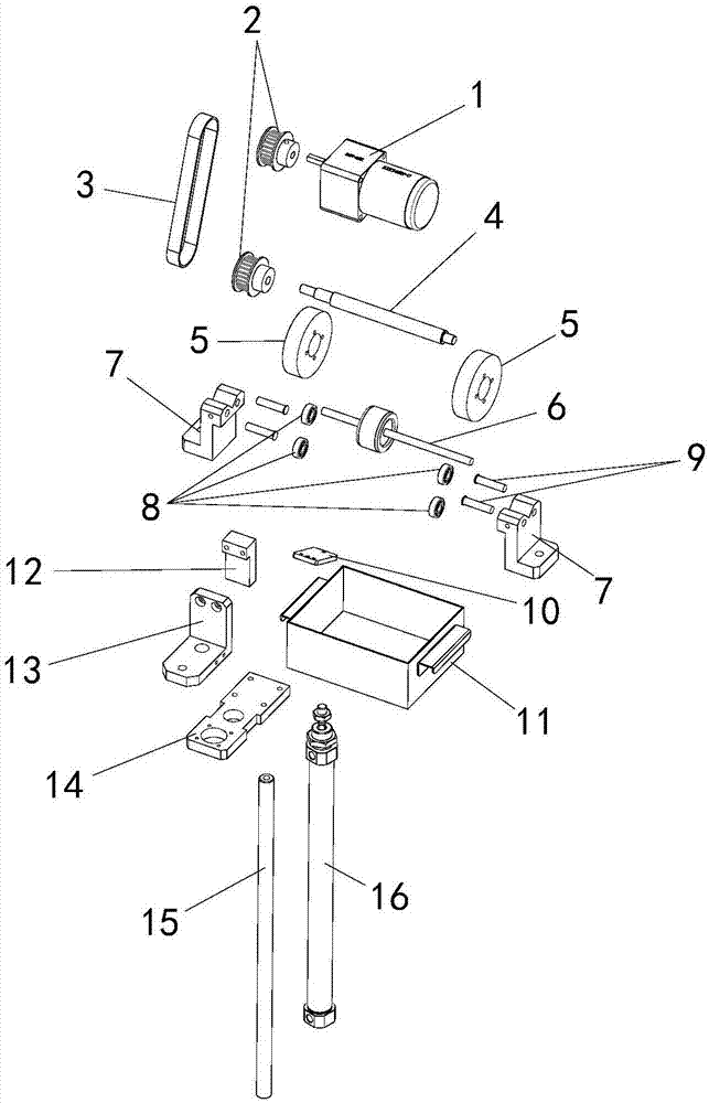 一種電機(jī)轉(zhuǎn)子涂淡金水機(jī)的制作方法與工藝