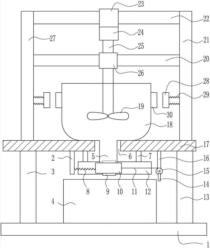 一種化工物料攪勻裝置的制作方法