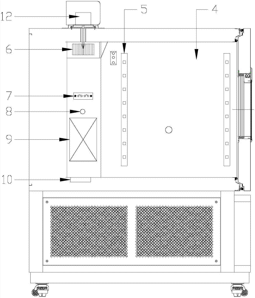一种恒温恒湿温湿度交变试验箱的制作方法与工艺