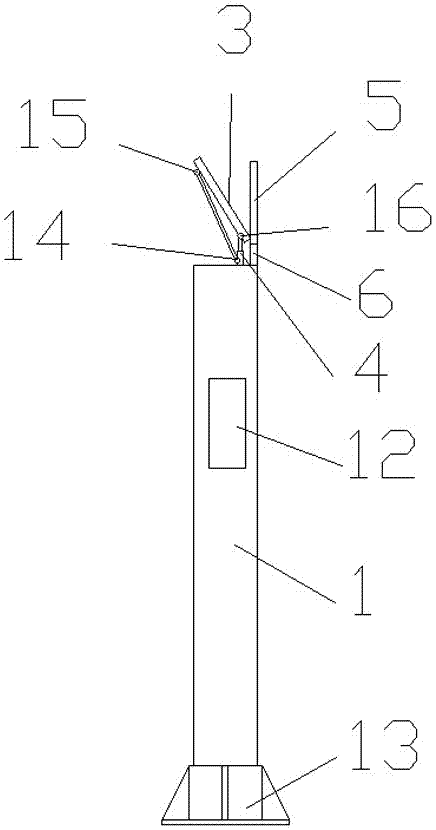 一種可調(diào)節(jié)高度智能限高桿的制造方法與工藝