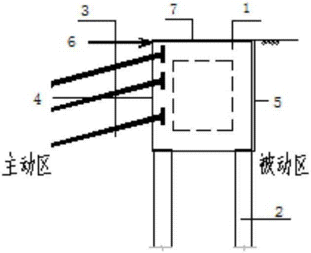 一種承受水平荷載的組合基礎(chǔ)及方法與流程