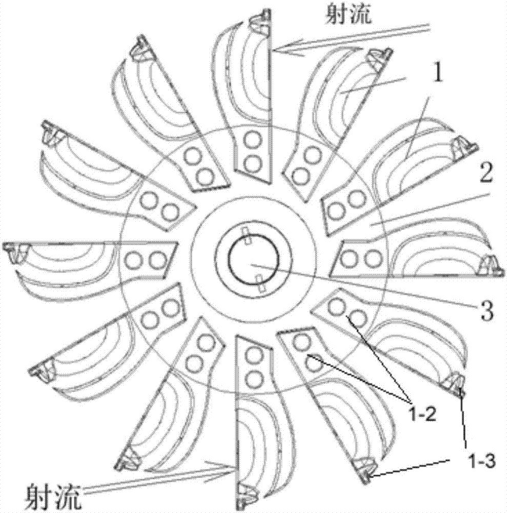 一種沖擊式水輪機轉(zhuǎn)輪的制造方法與工藝