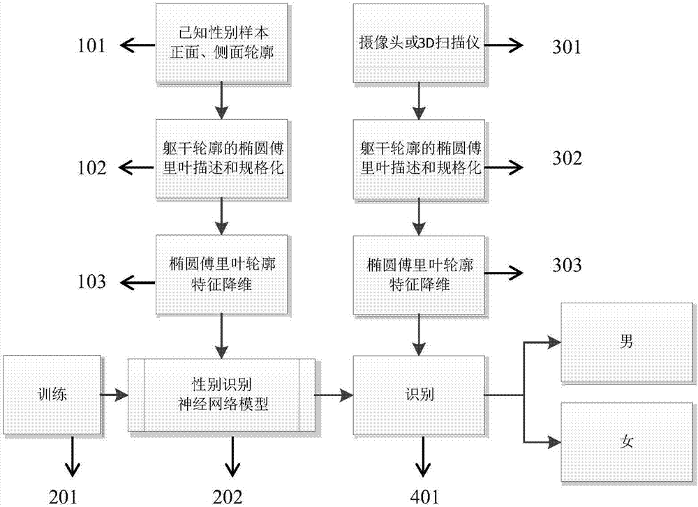 基于人體體型的性別判斷方法與流程