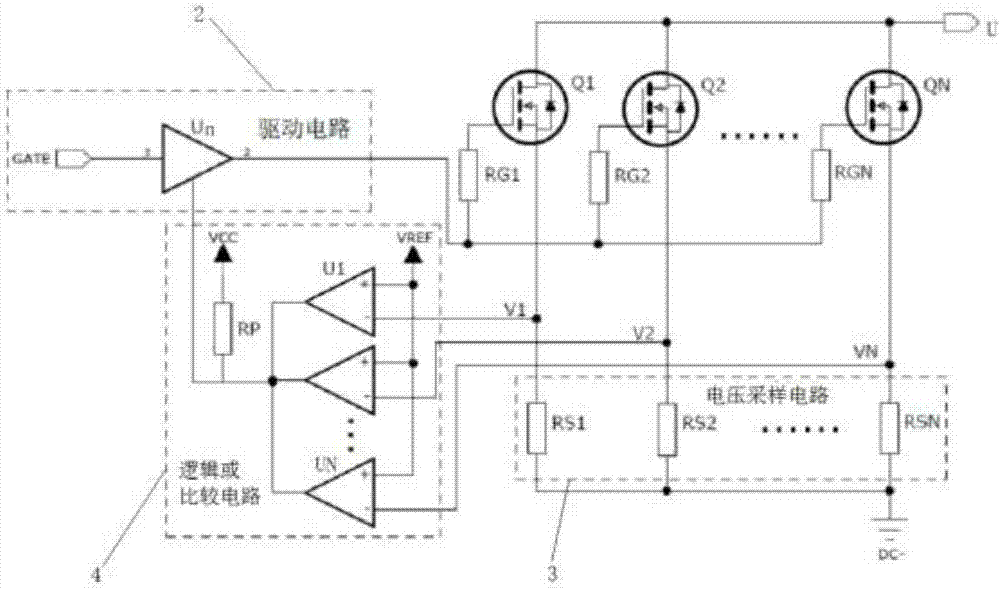 具有均流保護的MOSFET并聯(lián)驅(qū)動電路的制造方法與工藝