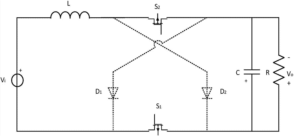 一種雙管Z源直流電壓變換器的制造方法與工藝