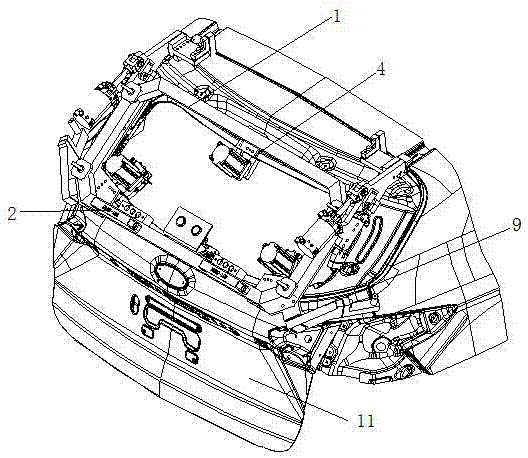 一種用于汽車尾門安裝的尾門裝具的制作方法與工藝