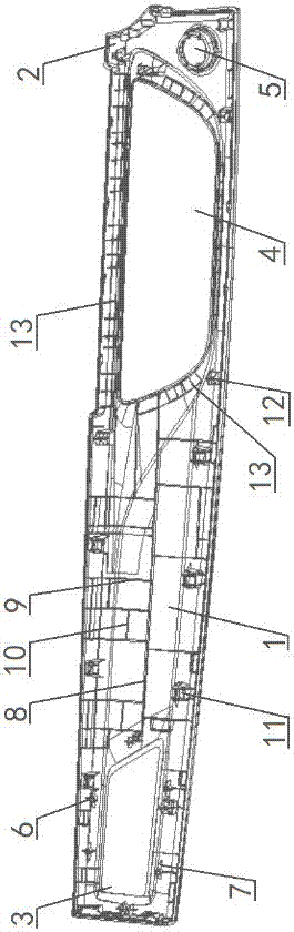 一種汽車后座出風(fēng)口面板總成的制作方法與工藝