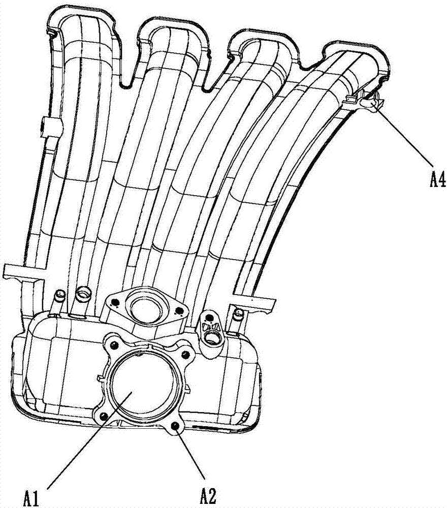 微型車發(fā)動機(jī)進(jìn)氣系統(tǒng)用塑料歧管注塑成型模具的制作方法與工藝