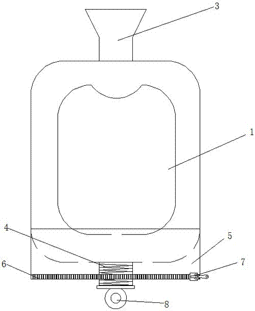 一种可改变容积的防爆水袋的制作方法与工艺