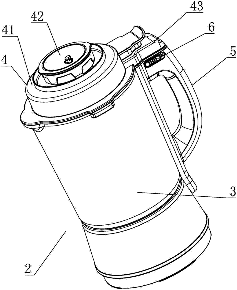 一種具有過(guò)濾裝置的真空料理機(jī)的制作方法