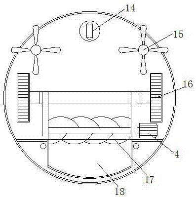 一種灰滿(mǎn)自動(dòng)停止的智能掃地機(jī)器人的制作方法與工藝