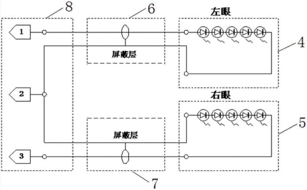 用于視覺誘發(fā)的閃光刺激裝置的制作方法