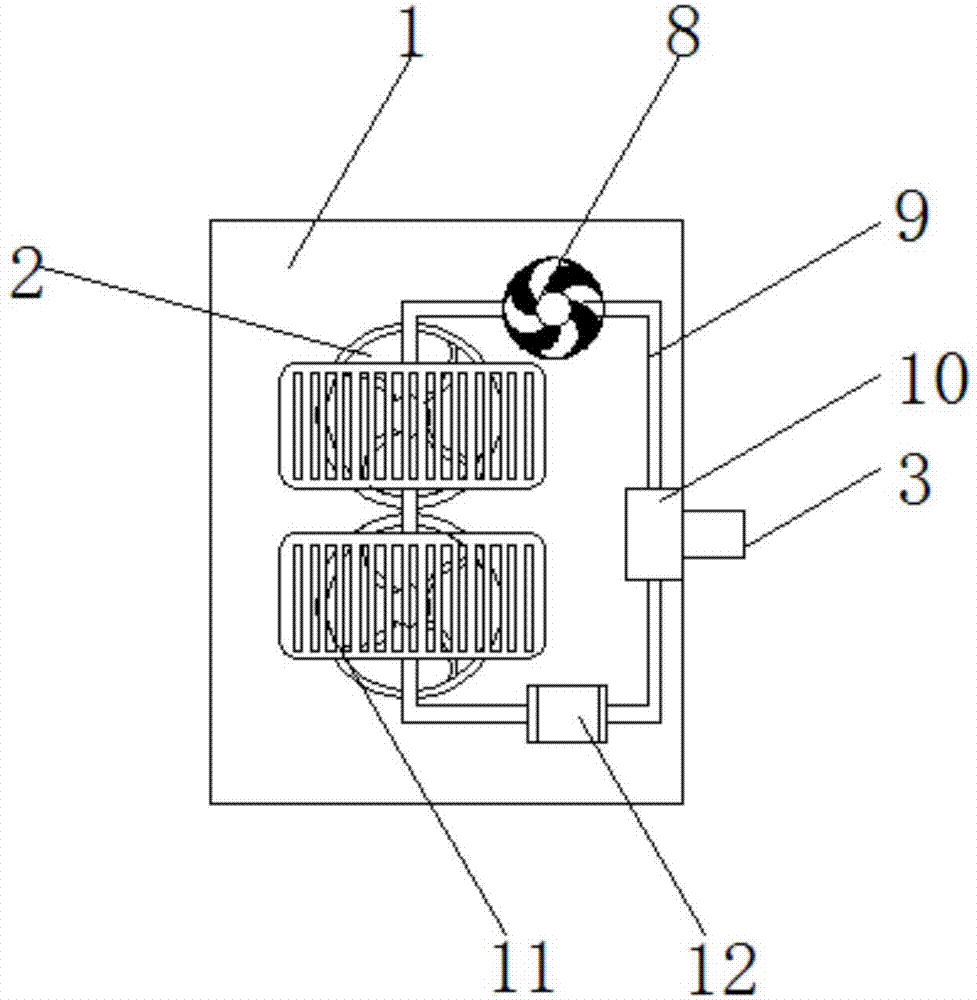 多联式双出口高铁卧式空调机的制作方法与工艺