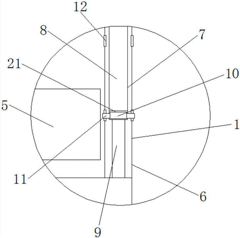 一種可調(diào)節(jié)高度的醫(yī)學(xué)檢驗(yàn)試驗(yàn)臺的制作方法與工藝