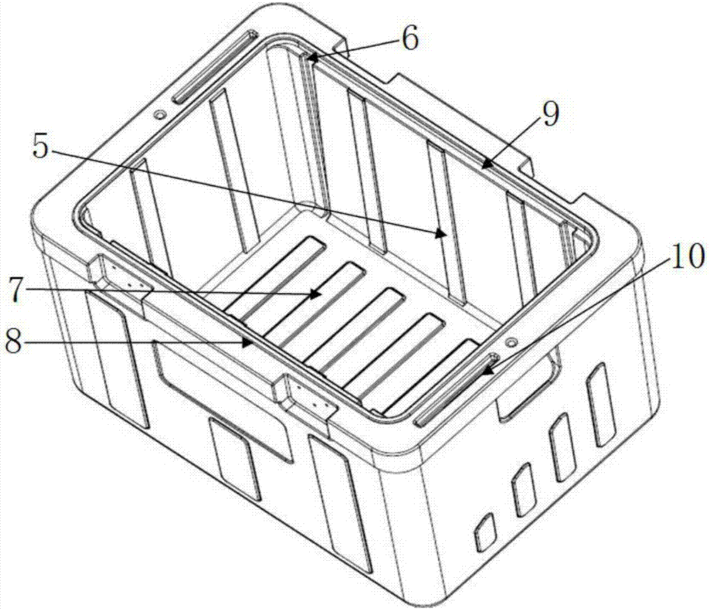 一种带可拆卸隔温板的保温箱的制作方法与工艺