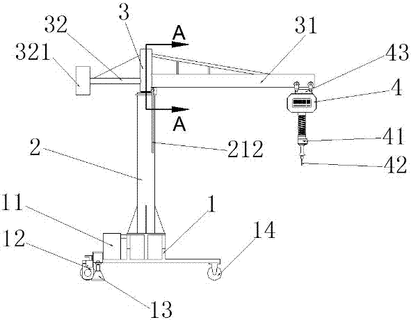 一種電動移動式平衡吊的制作方法與工藝