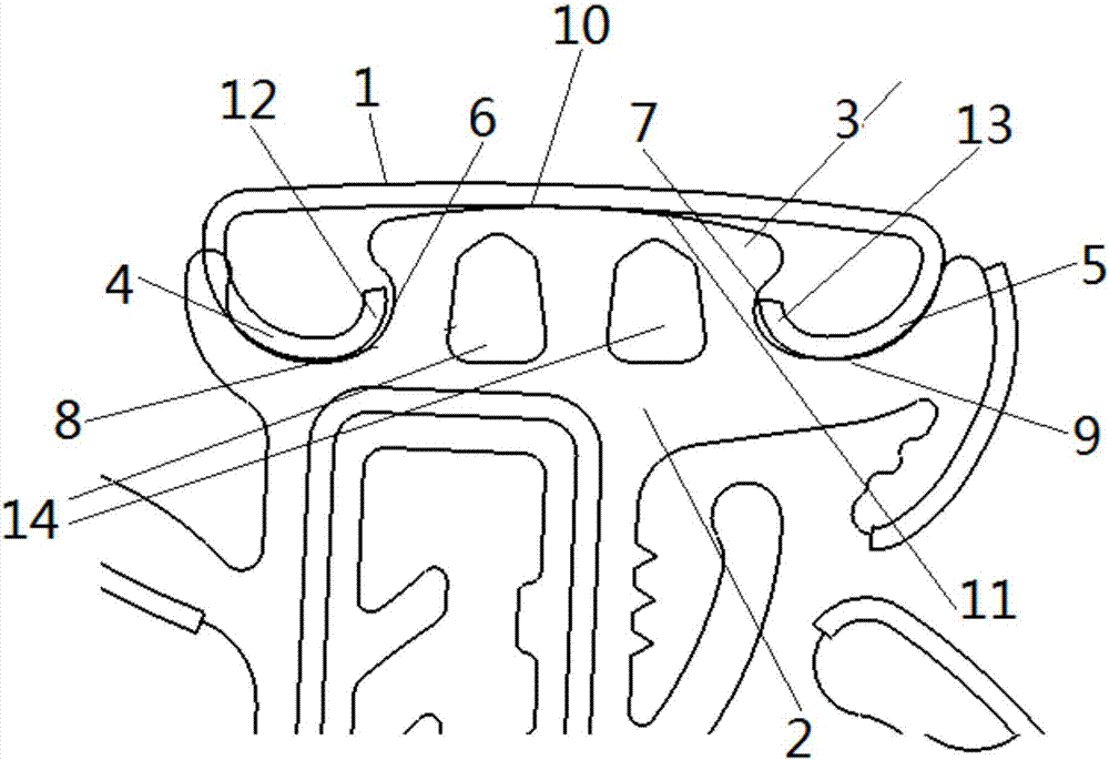 一種車門(mén)玻璃呢槽亮條安裝結(jié)構(gòu)的制作方法與工藝