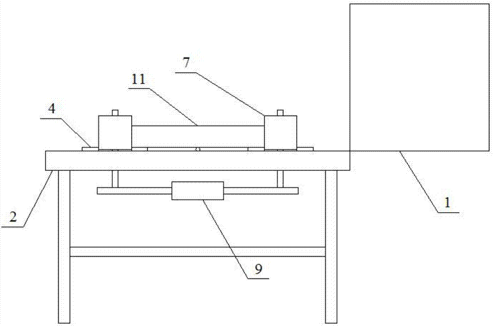 一种小型电缆塑料膜缠绕包装用电缆限位装置的制作方法