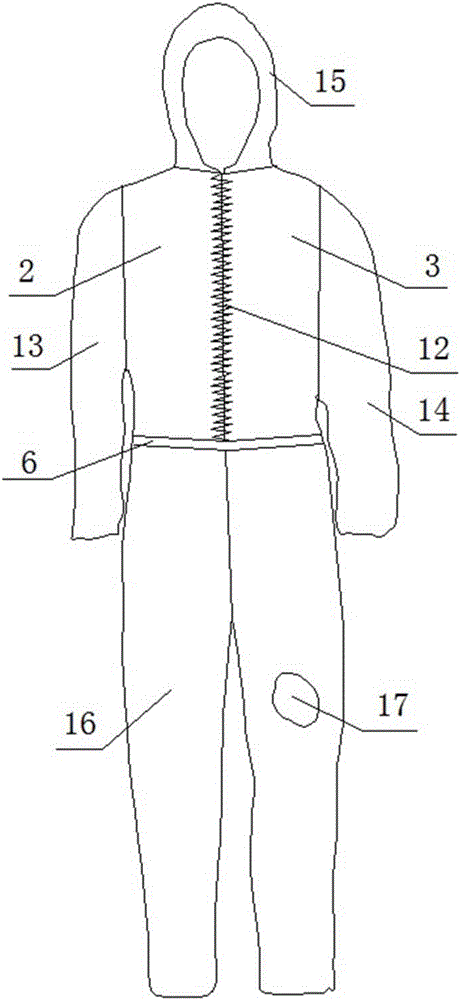 拆卸式醫(yī)院控制感染用隔離服的制作方法與工藝