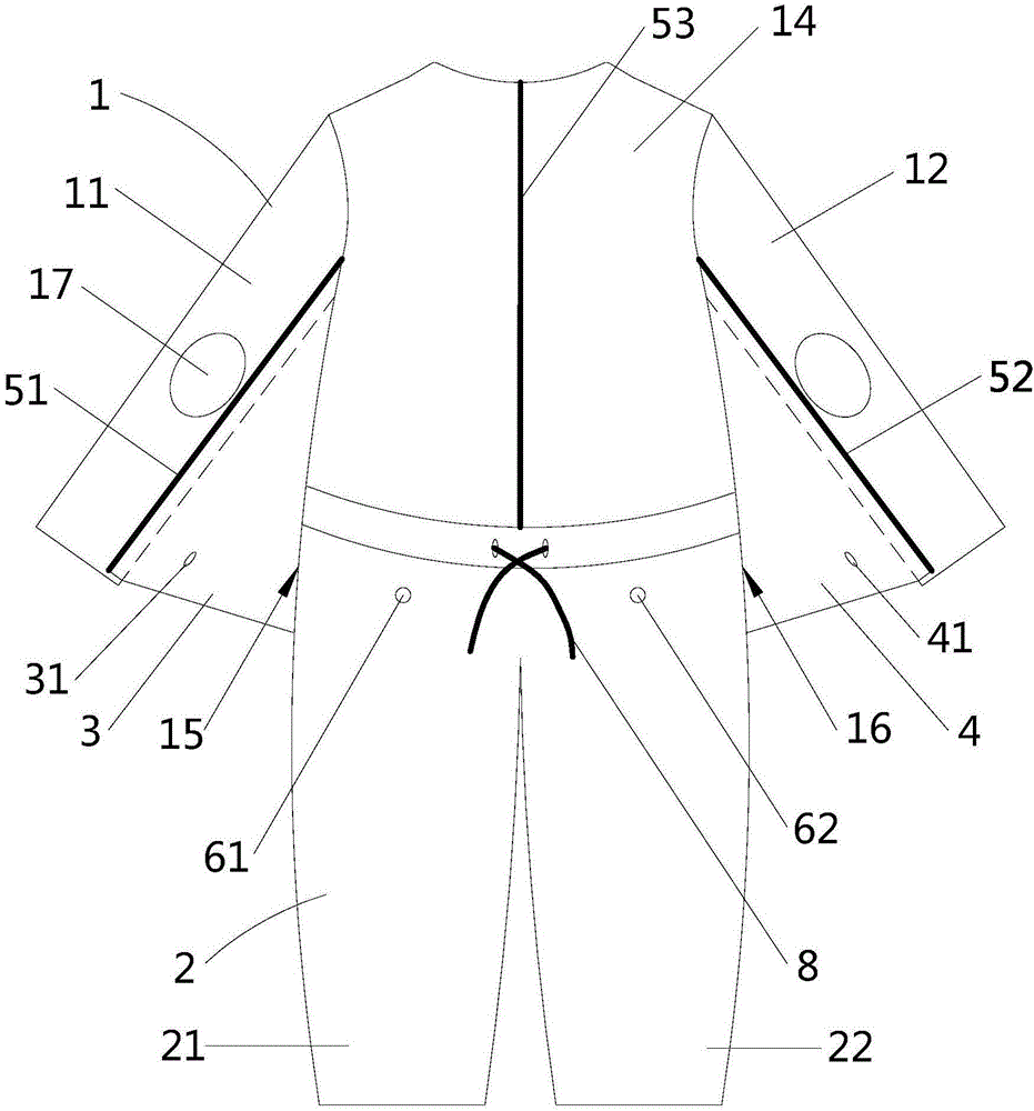 一种小儿留置针防拔出约束服的制作方法与工艺